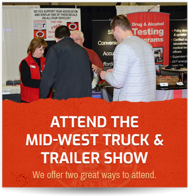 Grpahic link on how to attend the Truck Show